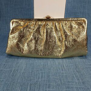 1950s Vintage Gold Clutch by Bobby Jerome